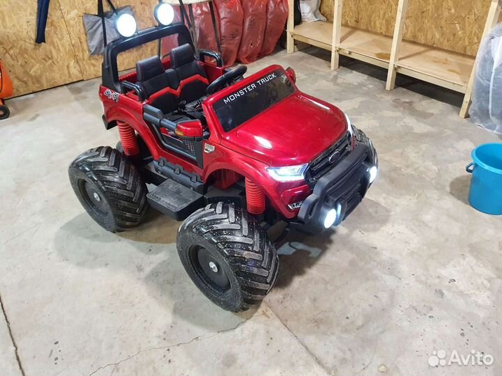Детский электромобиль ford ranger monster truck 4W