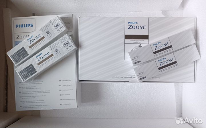 Philips Zoom отбеливание двойной набор