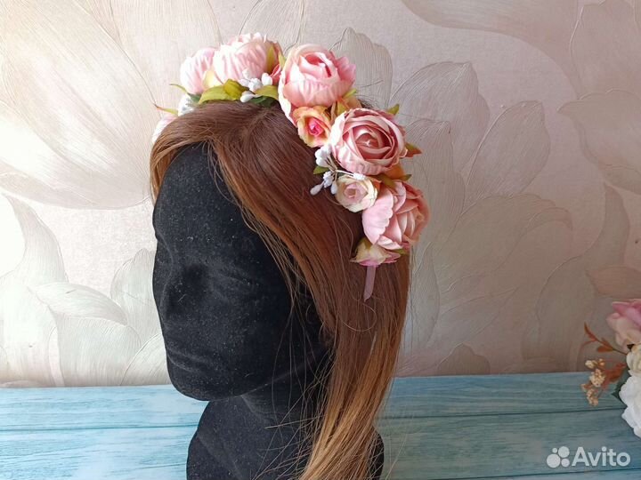 Ободок для волос ручной работы