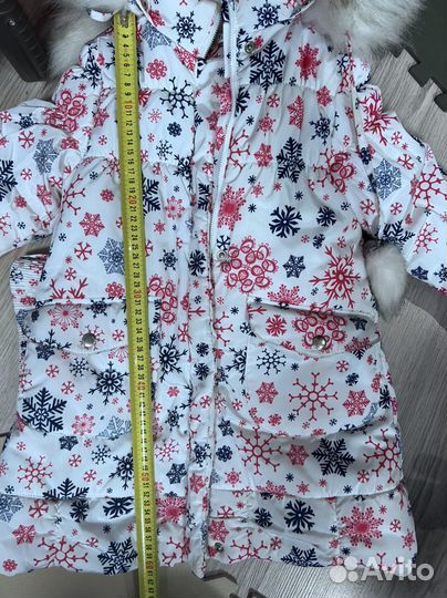 Зимнее пальто/Пуховик 2-4 года,98