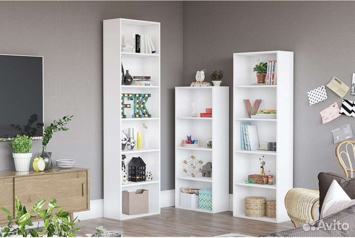 Стеллаж белый