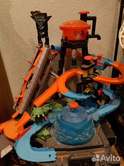 Hot wheels трек автомойка