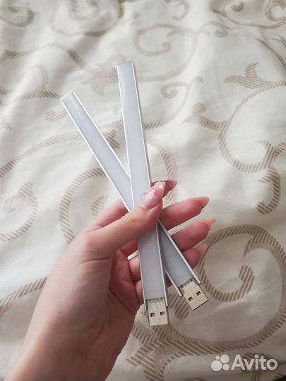 RGB светильники фиолетовые USB 5V