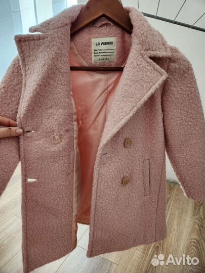Пальто для девочки 116-122