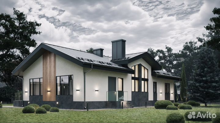 Дом 173м² на участке 7сот