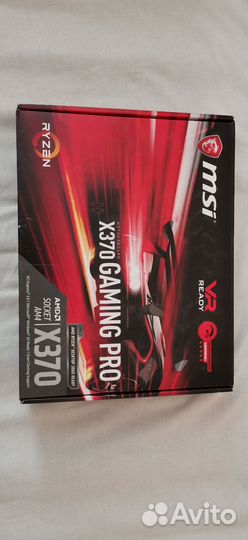 Нерабочая материнская плата MSI x370 gaming pro