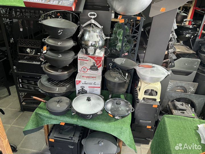 Казан узбекский чугунный 12л Наманган