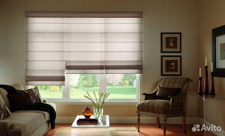 Римские шторы блэкаут
