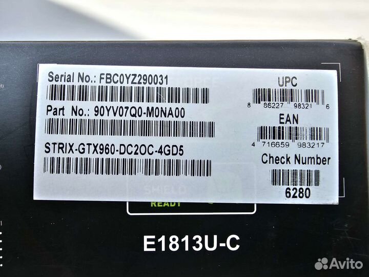 Видеокарта asus gtx 960 4 GB