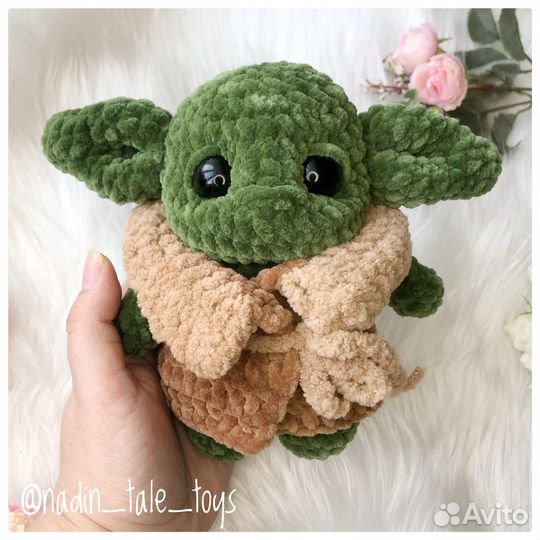 Малыш Йода грогу мягкая игрушка
