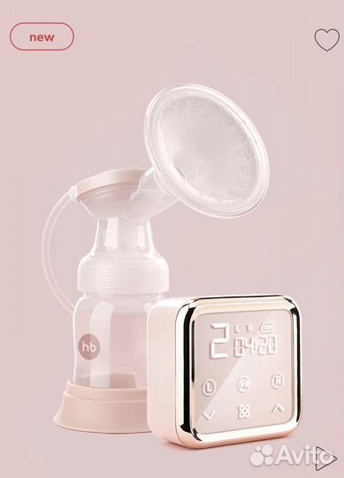 Молокоотсос электрический happy baby 2 в 1