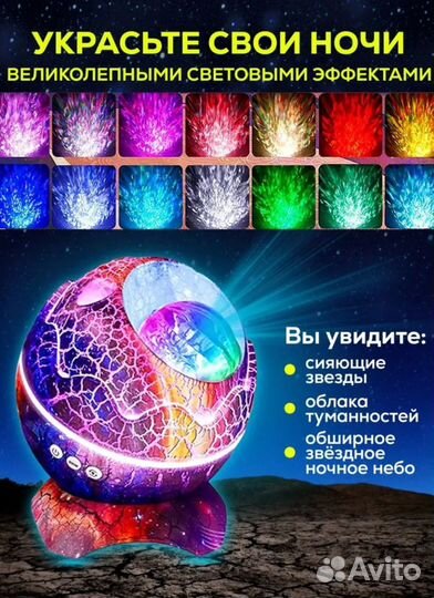 Проектор звёздного неба, ночник