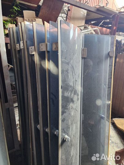 Стеклянные ограждения для душа с поддоном бу