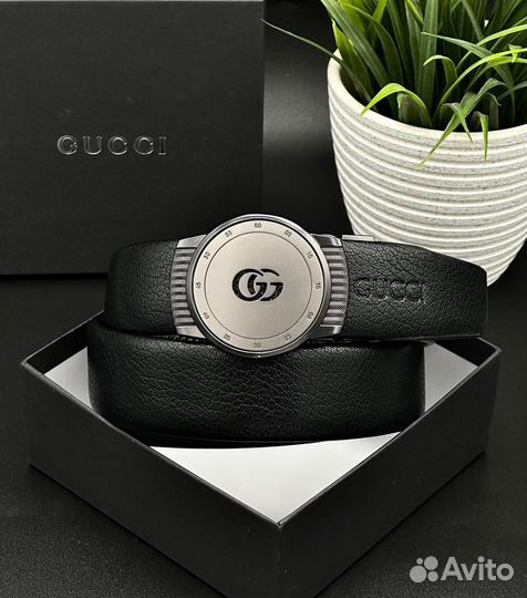 Ремень мужской кожаный Gucci