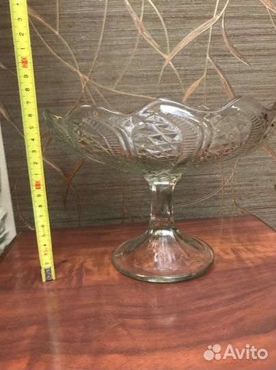 Ваза для фруктов на ножке, СССР