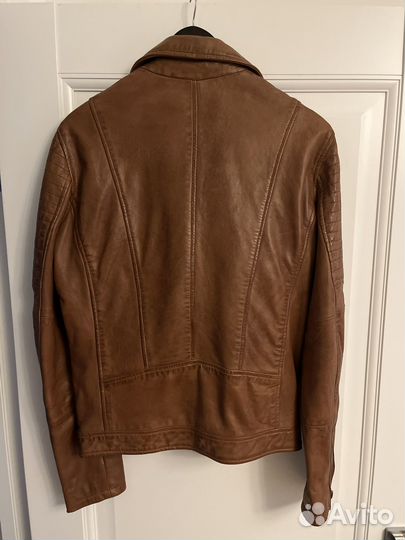 Кожаная куртка косуха мужская