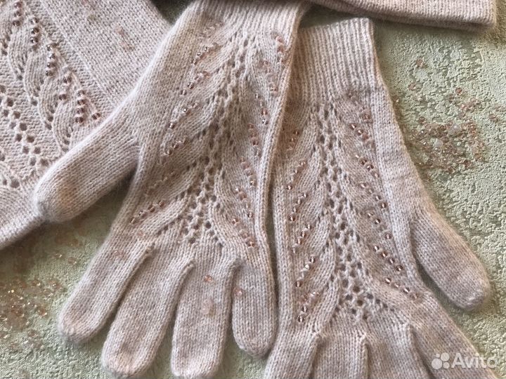 Шапка, повязка, перчатки