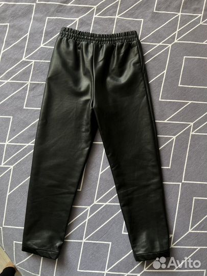 Кожаные брюки детские