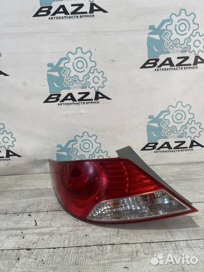 Фонарь задний левый наружный Hyundai Solaris