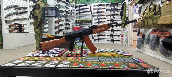 Страйкбольный привод ак 74 Сталь Дерево