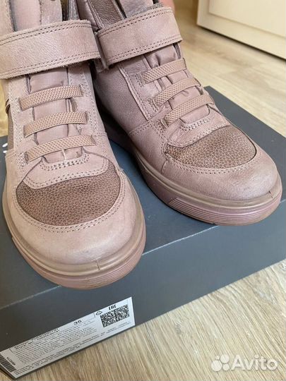 Детские демисезонные ботинки ecco 35 размер