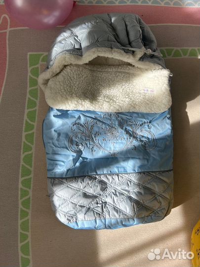 Конверт на выписку для мальчика зимний