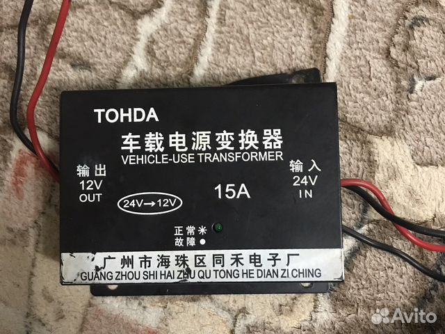 Преобразователь 24 на 12 tohda