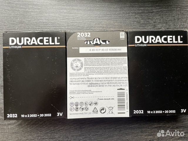 Батарейка Duracell таблетка CR2032 объявление продам