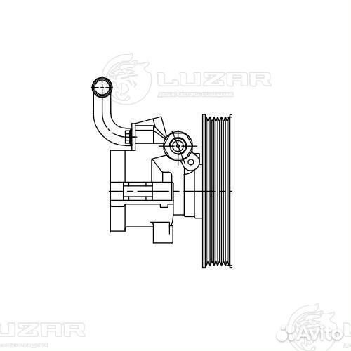 Насос гур для Chevrolet Lacetti седан/универсал 2004-2013 563213