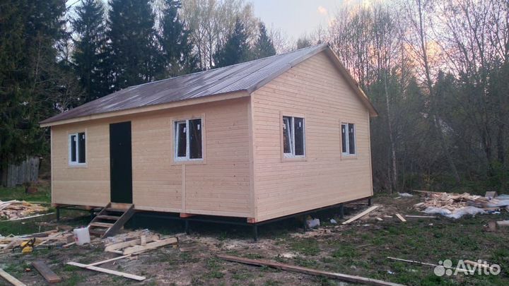 Каркасный дачный домик