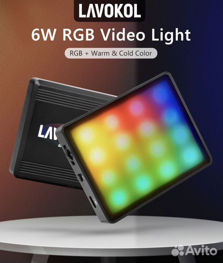 LED фото свет, управление через приложение