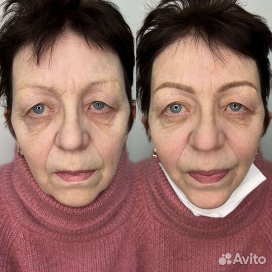 Перманентный макияж татуаж бровей