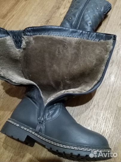 Сапоги зимние для девочки 36р
