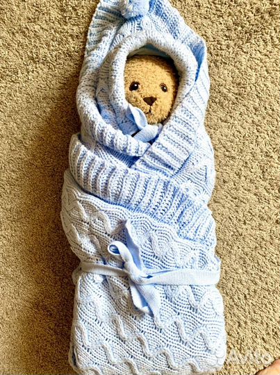 Конверт одеяло на выписку осень зима весна