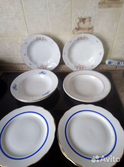 Тарелки, Кастрюли,лоток, банки СССР