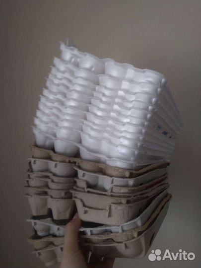 Контейнеры на 10 яиц Бесплатно 9шт