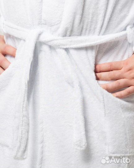 Махровый халат с именной вышивкой на заказ