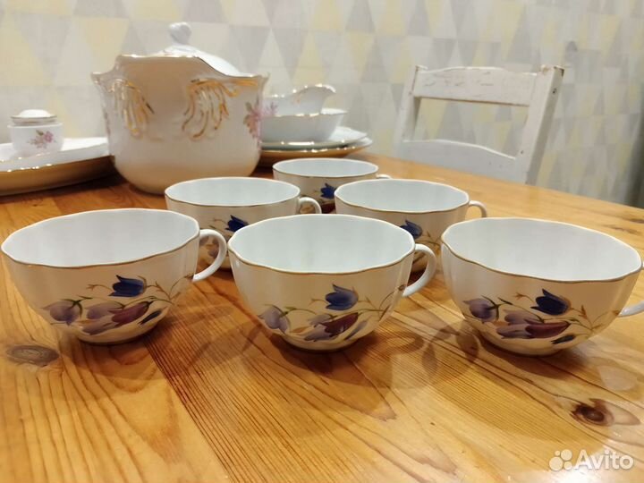 Сервиз столовый. Фарфор, СССР