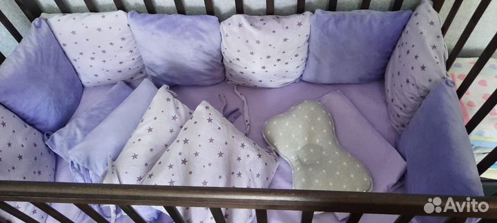 Подушка для детской кроватки