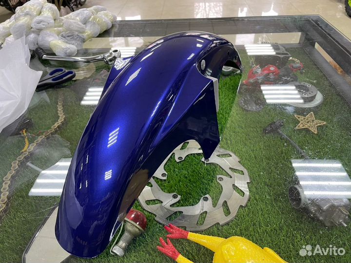 Новое Крыло переднее Yamaha YBR125 синее