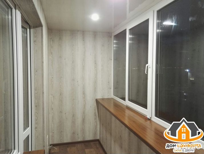 Теплые балконы (лоджии) с внутренней отделкой