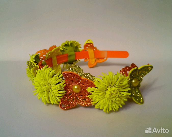 Ободок с одуванчиками