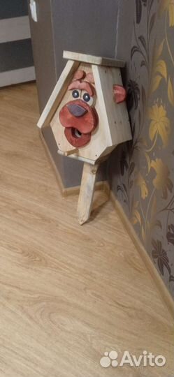 Скворечник в виде медведя