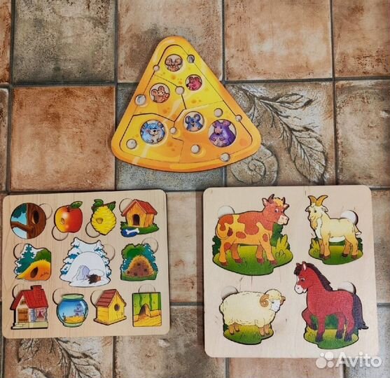 Пазлы деревянные