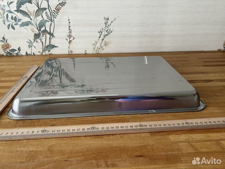 Поднос из нержавейки 50х35 глубокий