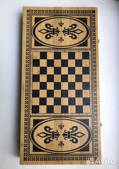 Доска для Нард Шахмат Шашек Деревянная