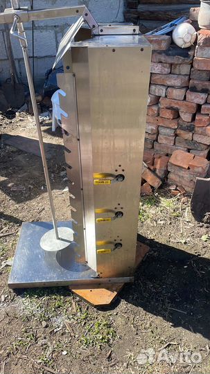 Гриль для шаурмы, газовая