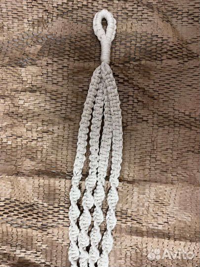 Кашпо подвесное макраме