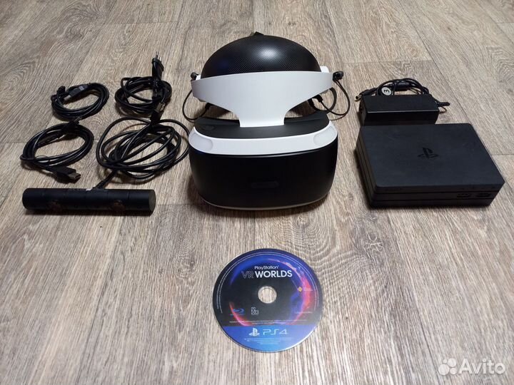 Sony playstation 4 vr шлем второй ревизии + 5 игр