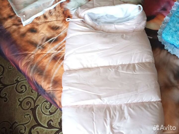 Конверт на выписку для девочки зима